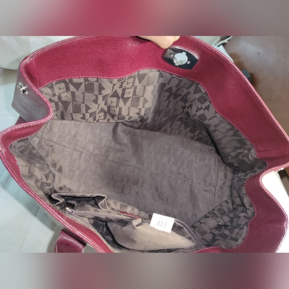 Furla Raspberry Leather Tote - Picture 4 of 6